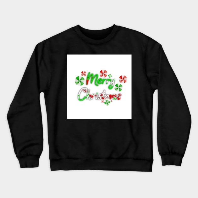 Merry Christmas Crewneck Sweatshirt by SarahsDigiArt
